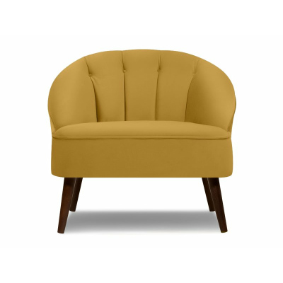 Кресло Мона Velvet Yellow