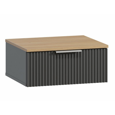 Тумба прикроватная подвесная Енссон-1 Grafit Oak