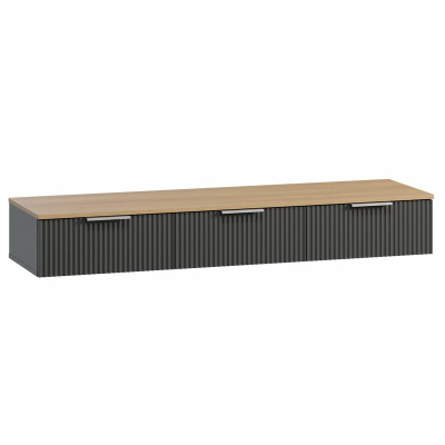 ТВ-тумба подвесная Енссон-1 Grafit Oak