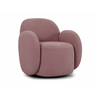 Кресло поворотное Теоп Bucle Pink