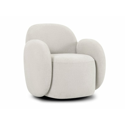 Кресло поворотное Теоп Bucle White