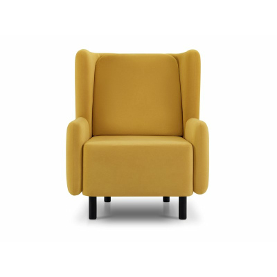 Кресло Кеймит Velvet Yellow