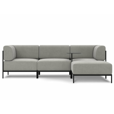 Модульный диван Нолан-B 4 Soft Grey