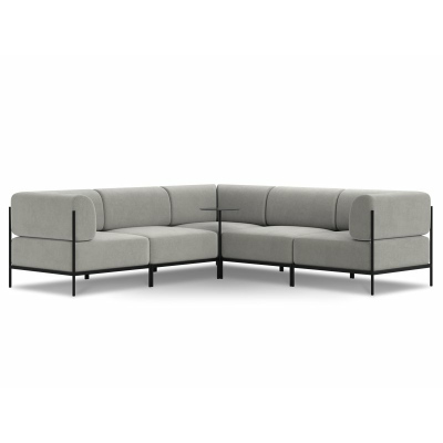 Модульный диван Нолан-B 5 Soft Grey