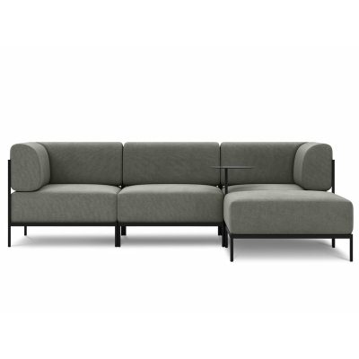 Модульный диван Нолан-B 4 Soft Grafit