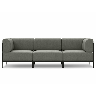 Модульный диван Нолан-B 3 Soft Grafit