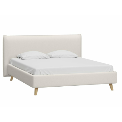 Кровать Кьево 140 Bucle White