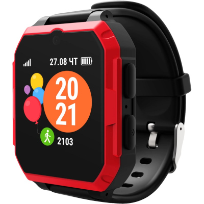 Детские часы Geozon G-Kids 4G Ultra Black/Red
