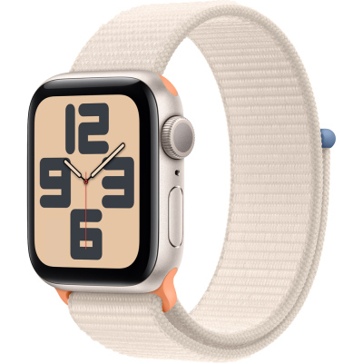 Часы Apple Watch SE 2023 GPS 40мм корпус из алюминия Сияющая звезда + ремешок Sport Loop Сияющая звезда (new)