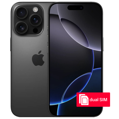 Смартфон Apple iPhone 16 Pro 128Gb SIM + SIM Black Titanium