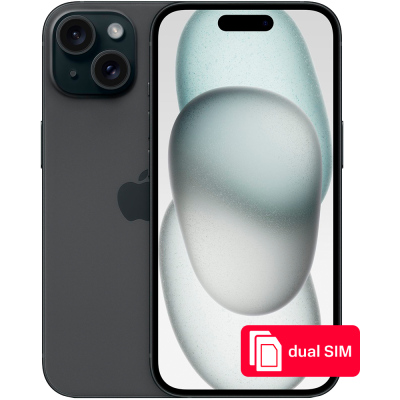 Смартфон Apple iPhone 15 256Gb SIM + SIM Черный