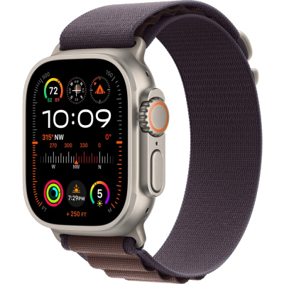 Часы Apple Watch Ultra 2 GPS 49мм корпус из титана + ремешок alpine loop Индиго