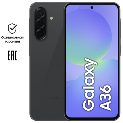 Смартфон Samsung Galaxy A36 8/256 Гб 5G Черный (A366E)