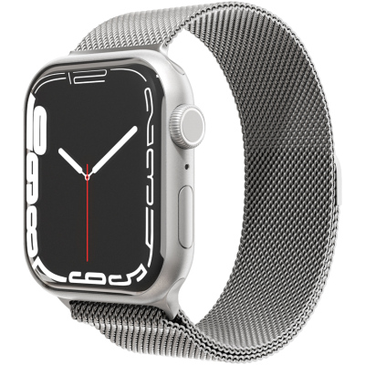 Ремешок для умных часов VLP Milanese для Apple Watch 38|40|41 Серебристый