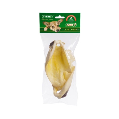 Titbit ухо говяжье 2 - мягкая упаковка - 49 г с говядиной Россия 1 уп. х 1 шт. х 0.049 кг