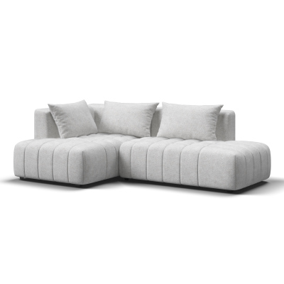 Угловой диван левый Босс Твин Шенилл CLOUD милк