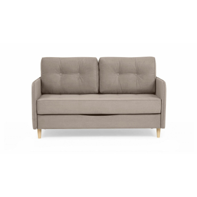 Прямой диван Amani Mini, с узкими подлокотниками ножки массив