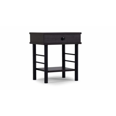 Тумба прикроватная Esta, цвет черный