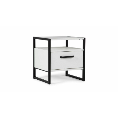 Тумба прикроватная Moris, цвет Белый премиум