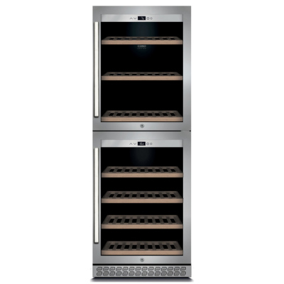 Встраиваемый винный шкаф 101-200 бутылок CASO WineChef Pro 126-2D