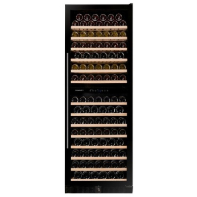 Встраиваемый винный шкаф 101-200 бутылок Dunavox DX-181490DBK